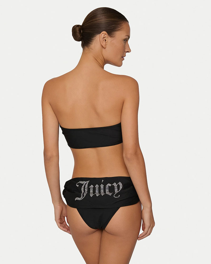 JUICY JUICY DIAMANTE ROLL DOWN BANDEAU BIKINI - JCITS126205-101
