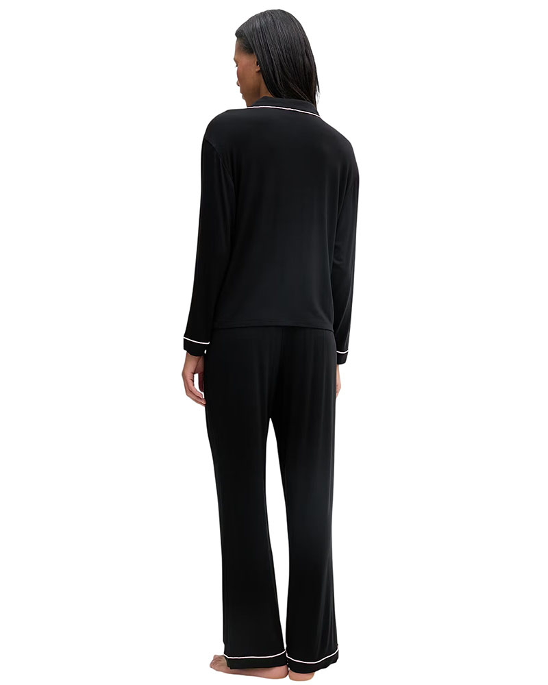 JUICY JERSEY LS BUTTON UP TOP + RELAXED PANT SET - JCYPJ126856-101
