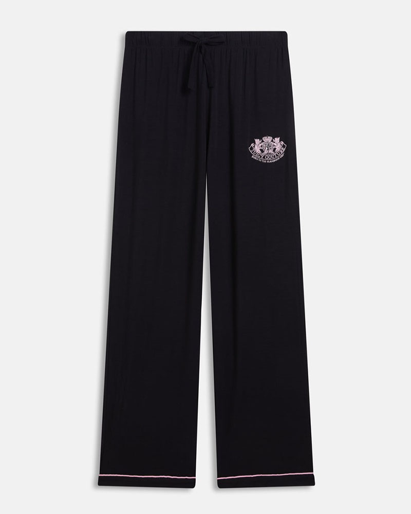 JUICY JERSEY LS BUTTON UP TOP + RELAXED PANT SET - JCYPJ126856-101