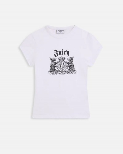 JUICY JUICY DOG CREST BABY TSHIRT - JCNCT126478-117