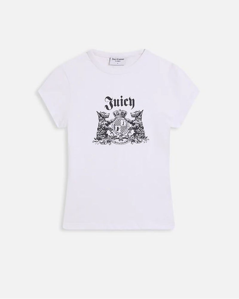 JUICY JUICY DOG CREST BABY TSHIRT - JCNCT126478-117