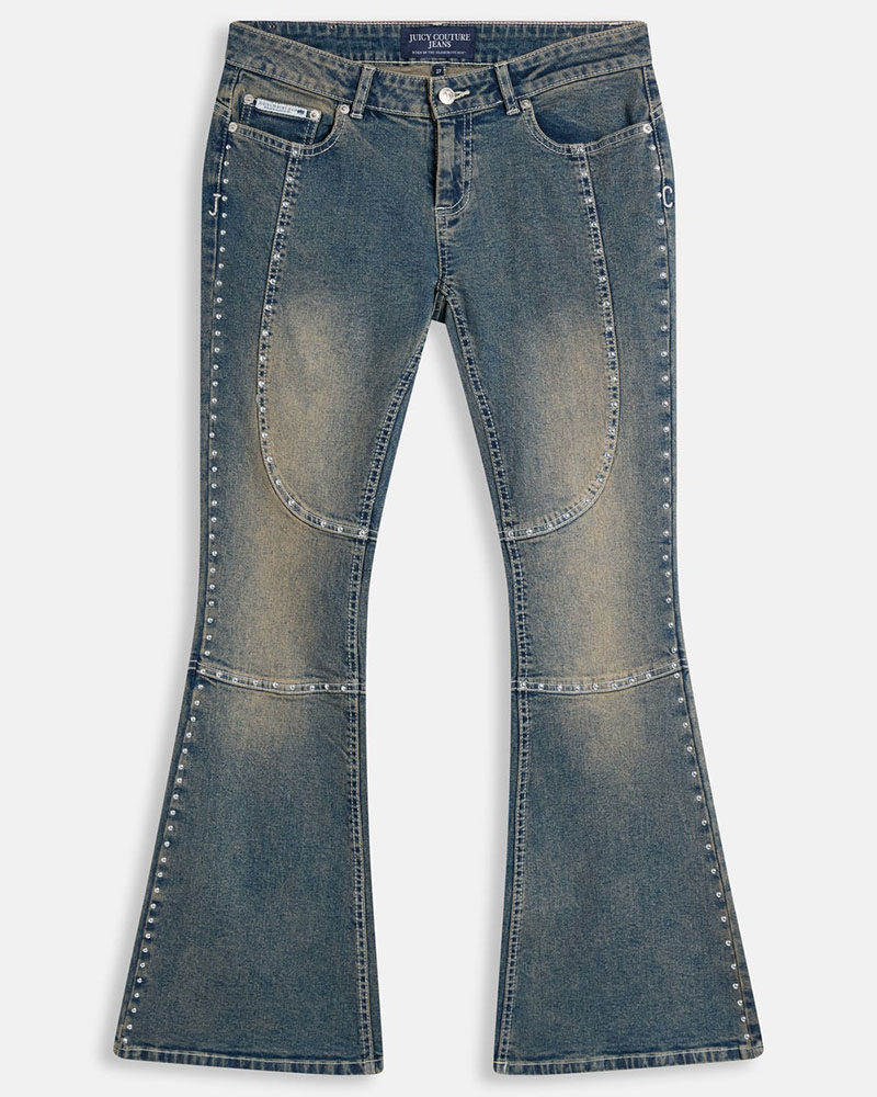 JUICY STUD JUICY MOTO FLARE JEAN - JCDJE226957-1097