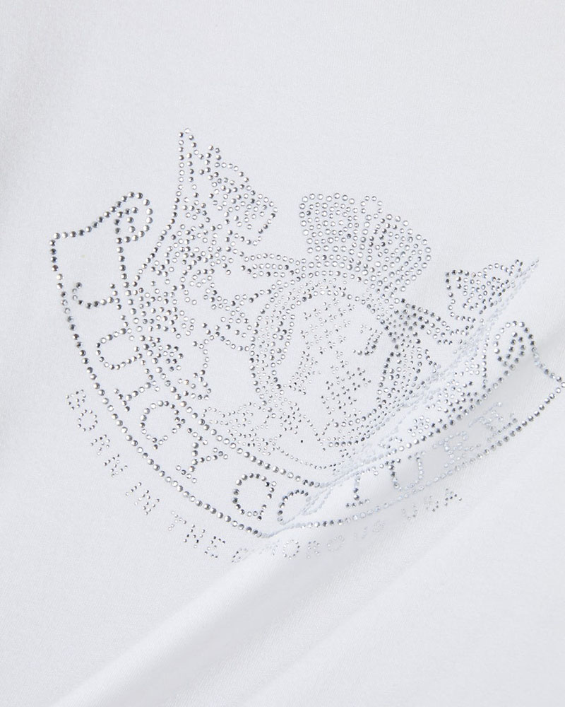 JUICY DIAMANTE DOG CREST 
LONG SLEEVE T-SHIRT - JCWCT226328-117