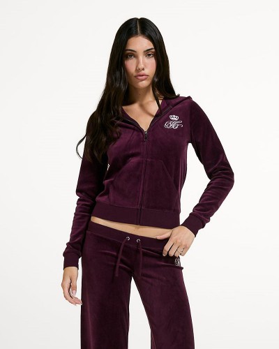 JUICY SCRIPT REBELLE ROBYN HOODIE - JCWAS226318-755
