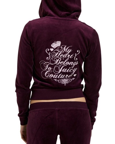 JUICY SCRIPT REBELLE ROBYN HOODIE - JCWAS226318-755
