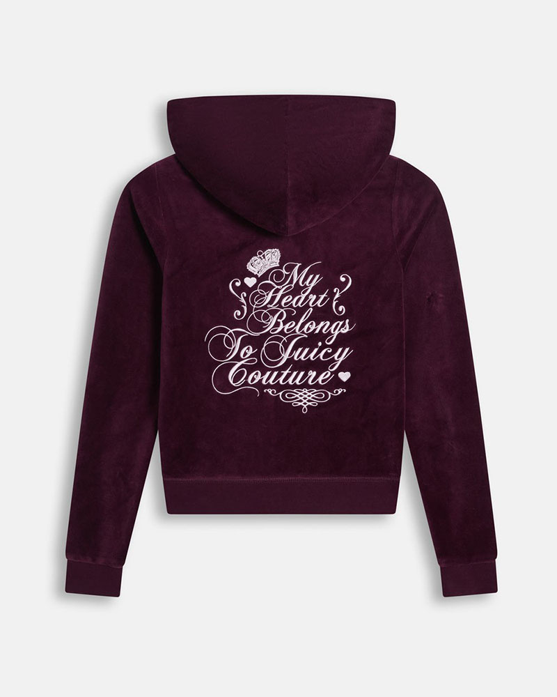 JUICY SCRIPT REBELLE ROBYN HOODIE - JCWAS226318-755