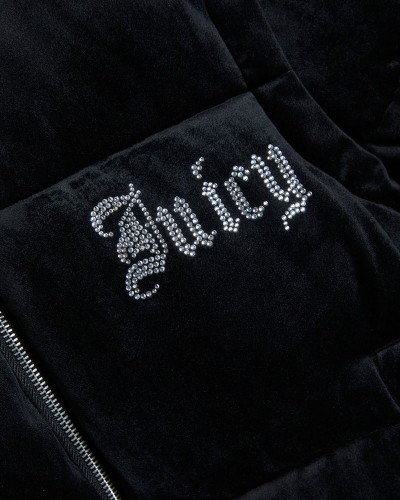 JUICY MARGO DIAMANTE CONVERTIBLE PUFFER GILET - JCOGL226552-101