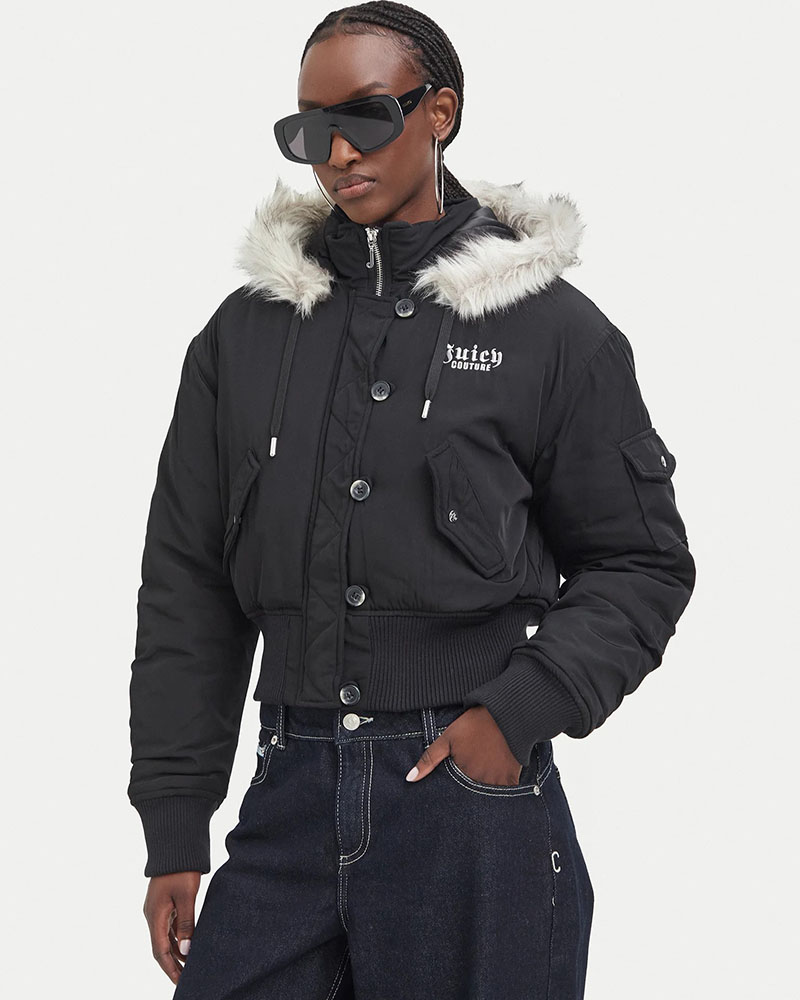 JUICY CAMILLE REBELLE NYLON BOMBER - JCOIJ226553-101