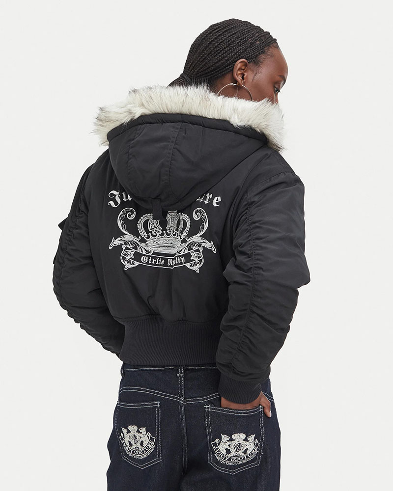 JUICY CAMILLE REBELLE NYLON BOMBER - JCOIJ226553-101