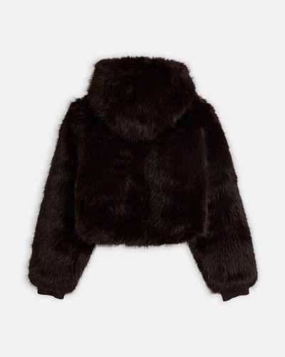 JUICY HADI FUR HOODED JACKET - JCXIJ126509-193 JUICY HADI FUR HOODED JACKET - JCXIJ126509-193
