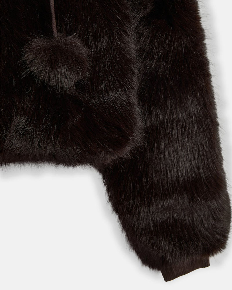 JUICY HADI FUR HOODED JACKET - JCXIJ126509-193 JUICY HADI FUR HOODED JACKET - JCXIJ126509-193