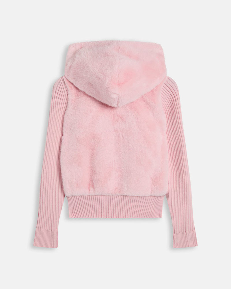 JUICY NAILA CONTRAST FUR JACKET - JCOIJ226551-121 JUICY NAILA CONTRAST FUR JACKET - JCOIJ226551-121
