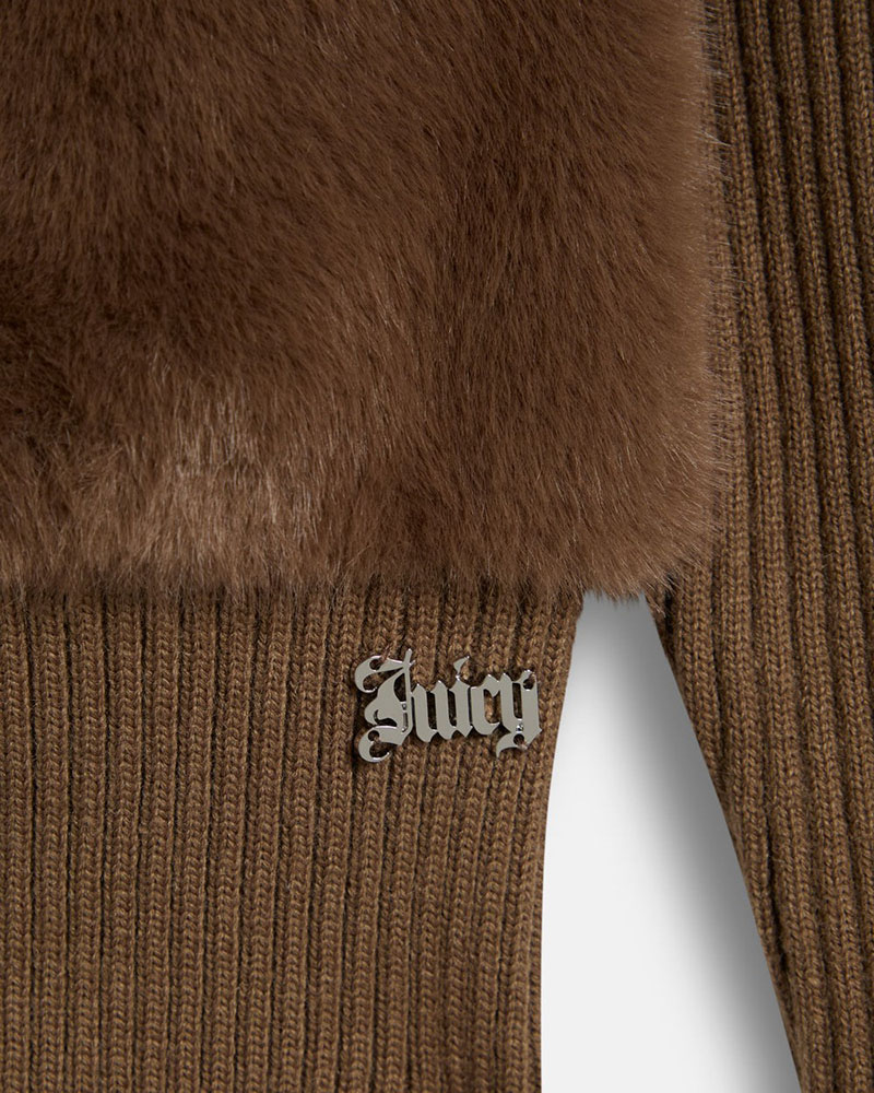 JUICY NAILA CONTRAST FUR JACKET - JCOIJ226551-193