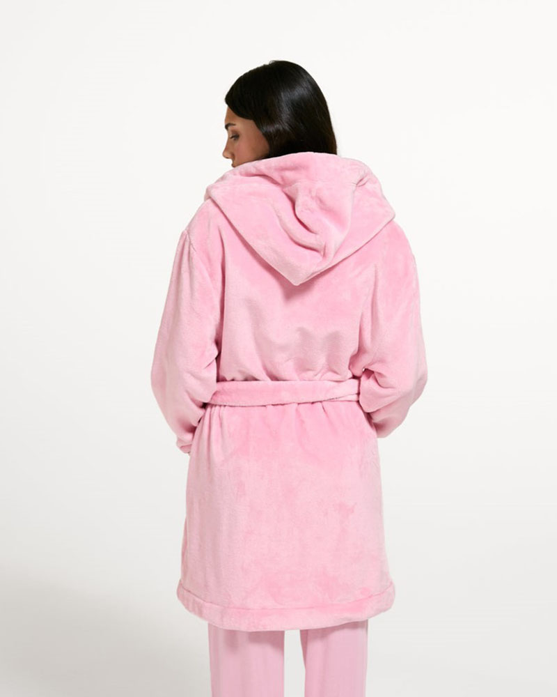 JUICY LOTTLE CREST PLUSH ROBE - JCYRB226857-105