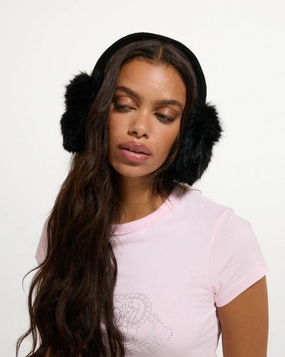 JUICY JUICY FAUX FUR EAR MUFFS - JCAVA226707-101