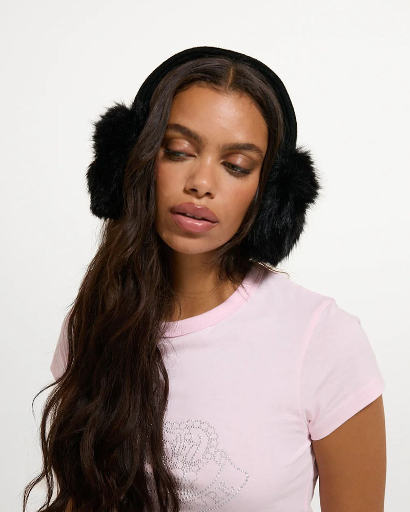 JUICY JUICY FAUX FUR EAR MUFFS - JCAVA226707-101