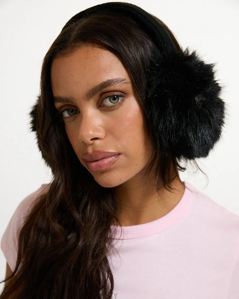 JUICY JUICY FAUX FUR EAR MUFFS - JCAVA226707-101