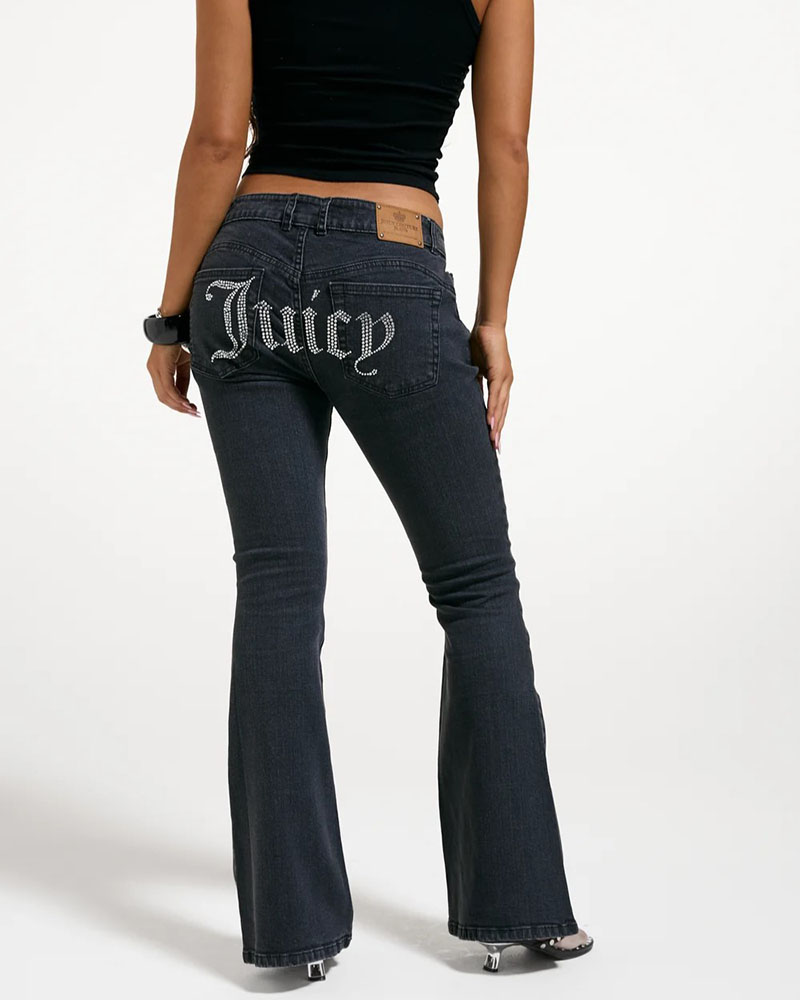 JUICY JUICY DIAMANTE LOW RISE FLARE - JCDJE126974-129