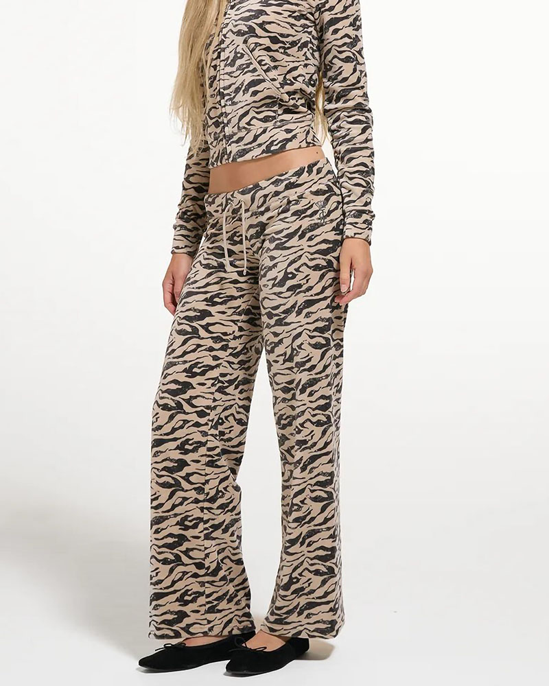 JUICY CAMO ZEBRA WASHED OG STRAIGHT TRACKPANT - JCDBJ126962A-1096
