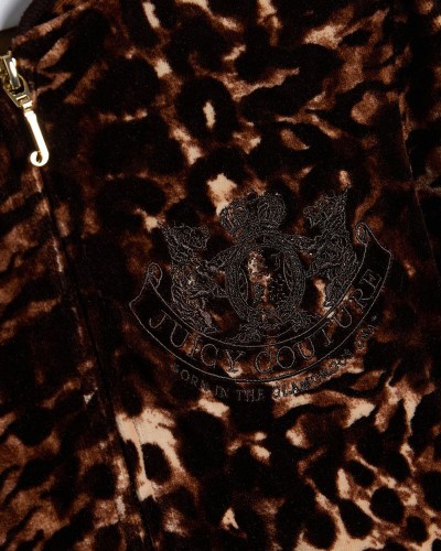 JUICY ABSTRACT ANIMAL
 PUFF SLEEVE ROBYN HOODIE - JCWAS226338-1123