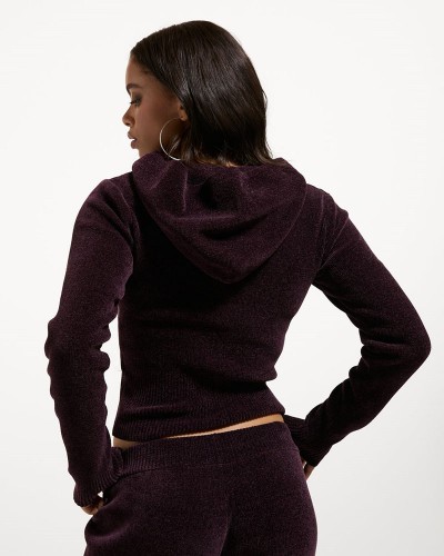 JUICY MAYA KNIT HOODIE - JCWEB005-755