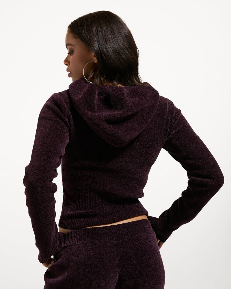 JUICY MAYA KNIT HOODIE - JCWEB005-755