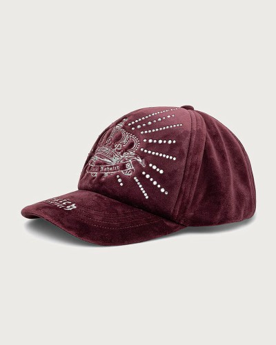 JUICY REGAL REBELLE DIAMANTE VELOUR CAP - JCAWH226718-755