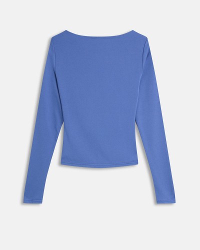 JUICY MIA BOAT NECK LONG SLEEVE T-SHIRT - JCWCT226329-322