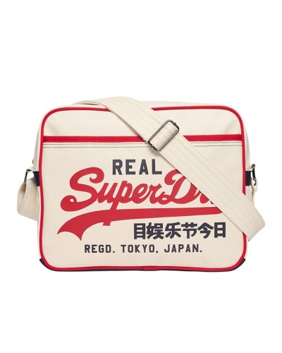 SUPERDRY & CO D2 RETRO ALUMNI MESSENGER BAG ΤΣΑΝΤΑ ΓΥΝΑΙΚΕΙΟ - SD0ACW9110431A000000