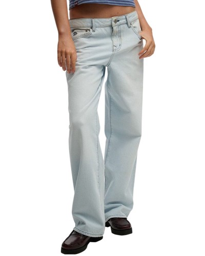 SUPERDRY & CO D1 MID RISE WIDE LEG JEAN ΠΑΝΤΕΛΟΝΙ ΓΥΝΑΙΚΕΙΟ - SD0APW7011267A000000