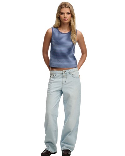 SUPERDRY & CO D1 MID RISE WIDE LEG JEAN ΠΑΝΤΕΛΟΝΙ ΓΥΝΑΙΚΕΙΟ - SD0APW7011267A000000