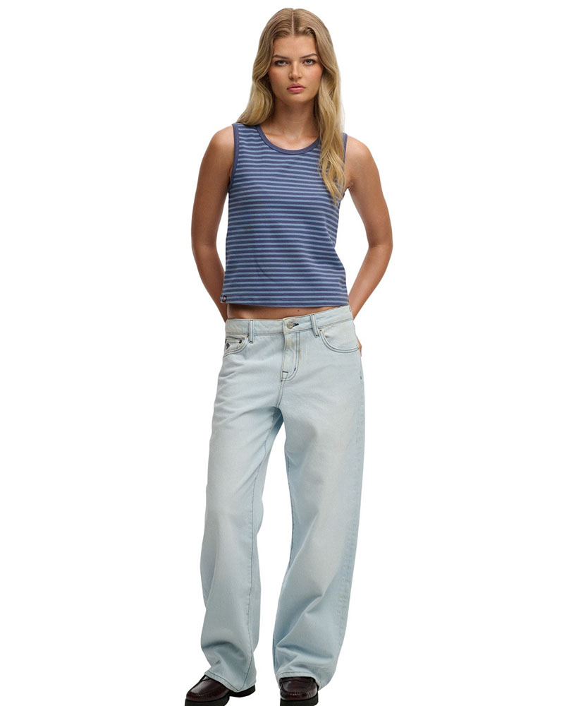 SUPERDRY & CO D1 MID RISE WIDE LEG JEAN ΠΑΝΤΕΛΟΝΙ ΓΥΝΑΙΚΕΙΟ - SD0APW7011267A000000