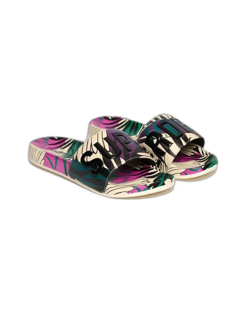 SUPERDRY & CO D4 SDNA PRINTED AOP POOL SLIDE ΠΑΠΟΥΤΣΙ ΓΥΝΑΙΚΕΙΟ - SD0SHWF310248A000000