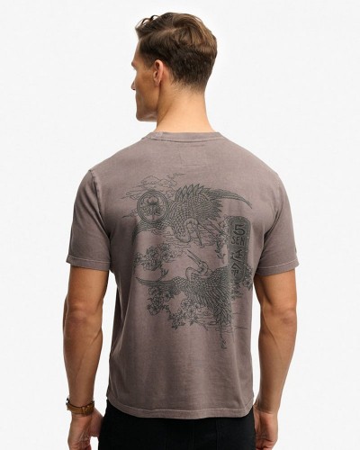 SUPERDRY & CO D2 OVIN TOKYO NARRATIVE LOOSE TEE ΜΠΛΟΥΖΑ ΑΝΔΡΙΚΟ - SD0APM1012248A000000