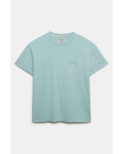 SUPERDRY & CO D1 COTTON CLASSIC LINEN PKT TEE ΜΠΛΟΥΖΑ ΑΝΔΡΙΚΟ - SD0APM1012371A000000