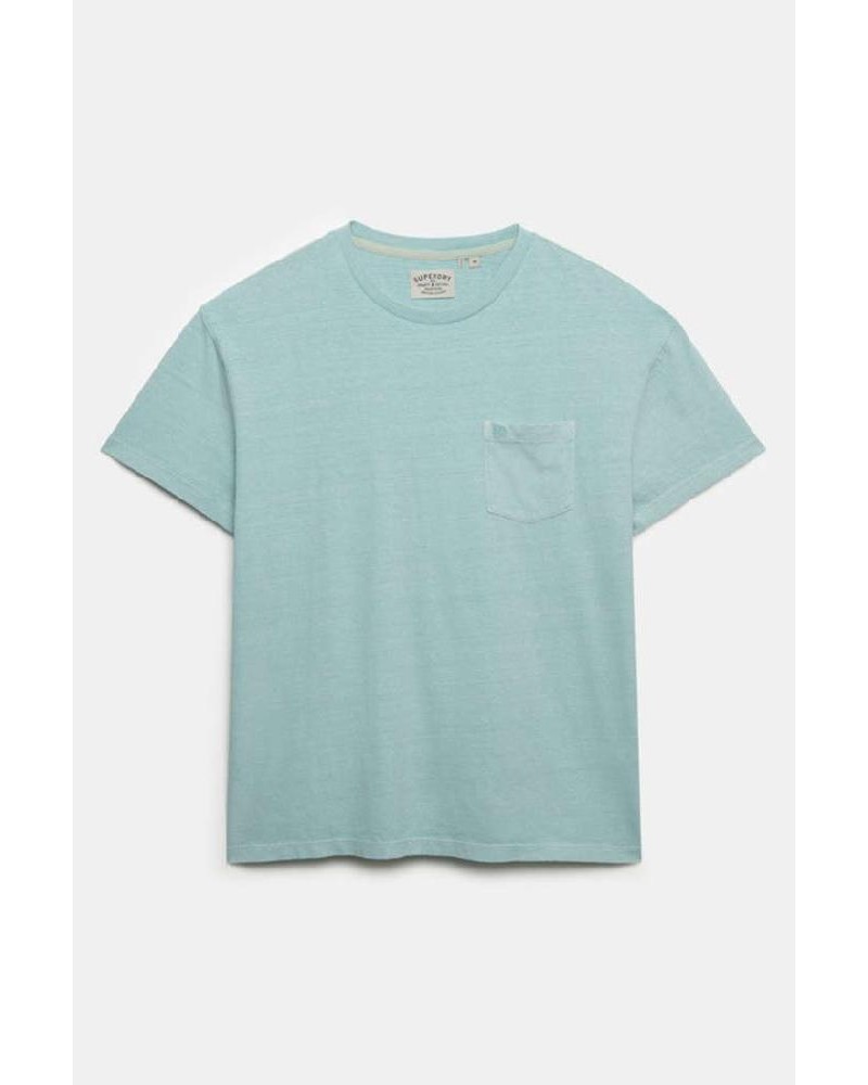 SUPERDRY & CO D1 COTTON CLASSIC LINEN PKT TEE ΜΠΛΟΥΖΑ ΑΝΔΡΙΚΟ - SD0APM1012371A000000