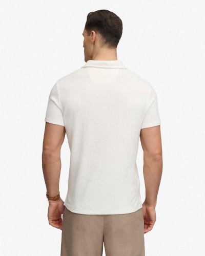 SUPERDRY & CO D4 STUD TOWELLING POLO ΜΠΛΟΥΖΑ ΑΝΔΡΙΚΟ - SD0APM1110462A000000