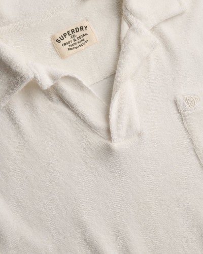 SUPERDRY & CO D4 STUD TOWELLING POLO ΜΠΛΟΥΖΑ ΑΝΔΡΙΚΟ - SD0APM1110462A000000