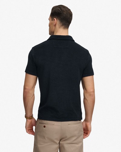 SUPERDRY & CO D4 STUD TOWELLING POLO ΜΠΛΟΥΖΑ ΑΝΔΡΙΚΟ - SD0APM1110462A000000