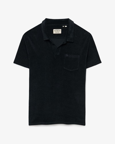 SUPERDRY & CO D4 STUD TOWELLING POLO ΜΠΛΟΥΖΑ ΑΝΔΡΙΚΟ - SD0APM1110462A000000