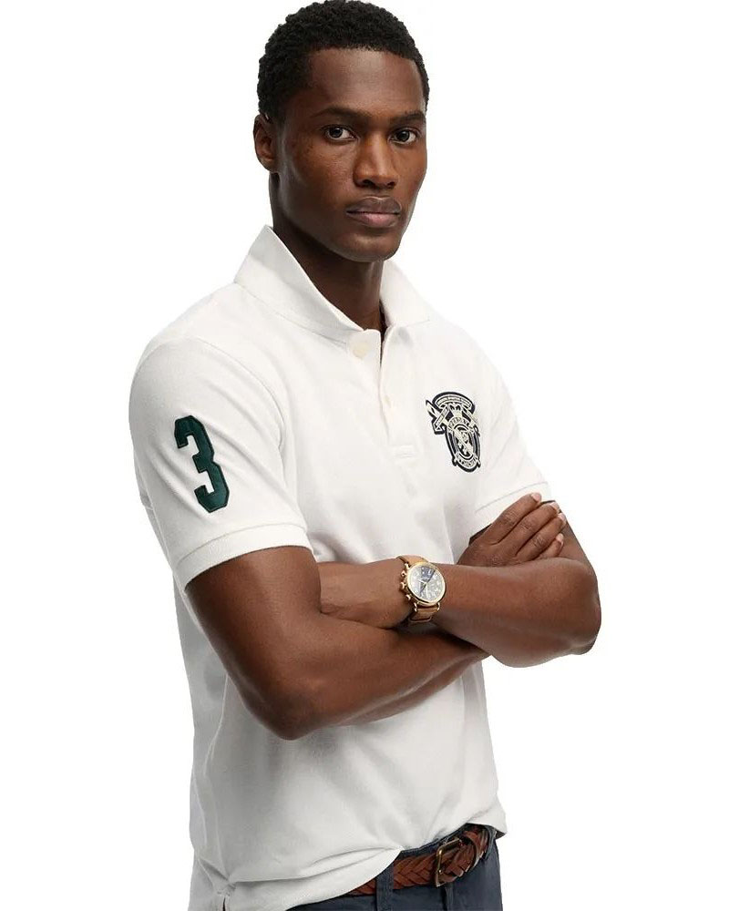 SUPERDRY & CO D2 CREST POLO ΜΠΛΟΥΖΑ ΑΝΔΡΙΚΟ - SD0APM1110466A000000