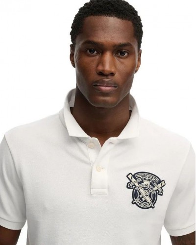 SUPERDRY & CO D2 CREST POLO ΜΠΛΟΥΖΑ ΑΝΔΡΙΚΟ - SD0APM1110466A000000