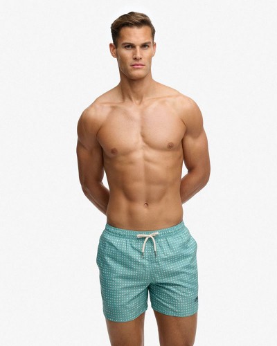 SUPERDRY & CO D3 STUD PREMIUM PRINTED 15 SWIM SHORT ΜΑΓΙΟ ΑΝΔΡΙΚΟ - SD0APM3010262A000000