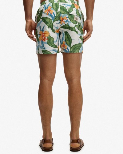 SUPERDRY & CO D2 OVIN HAWAIIAN PRINT 16 SWIM SHORT ΜΑΓΙΟ ΑΝΔΡΙΚΟ - SD0APM3010264A000000