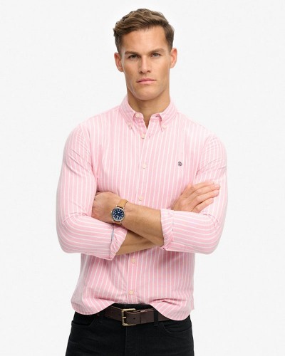 SUPERDRY & CO D2 STUD PREPPY OXFORD S/S SHIRT ΠΟΥΚΑΜΙΣΟ ΑΝΔΡΙΚΟ - SD0APM4011101A000000
