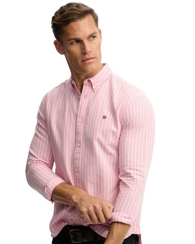 SUPERDRY & CO D2 STUD PREPPY OXFORD S/S SHIRT ΠΟΥΚΑΜΙΣΟ ΑΝΔΡΙΚΟ - SD0APM4011101A000000