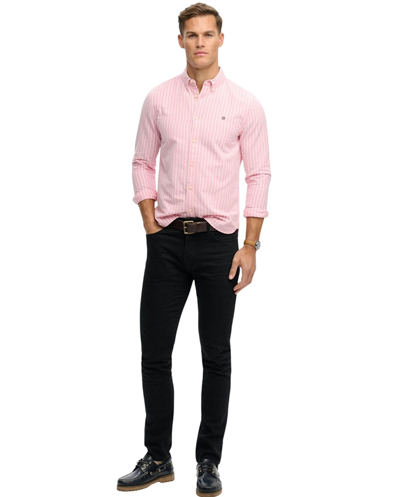 SUPERDRY & CO D2 STUD PREPPY OXFORD S/S SHIRT ΠΟΥΚΑΜΙΣΟ ΑΝΔΡΙΚΟ - SD0APM4011101A000000