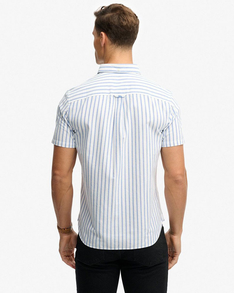 SUPERDRY & CO D2 STUD PREPPY OXFORD S/S SHIRT ΠΟΥΚΑΜΙΣΟ ΑΝΔΡΙΚΟ - SD0APM4011101A000000