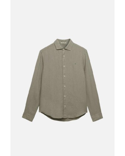 SUPERDRY & CO D2 STUD RIVIERA L/S LINEN SHIRT ΠΟΥΚΑΜΙΣΟ ΑΝΔΡΙΚΟ - SD0APM4011103A000000