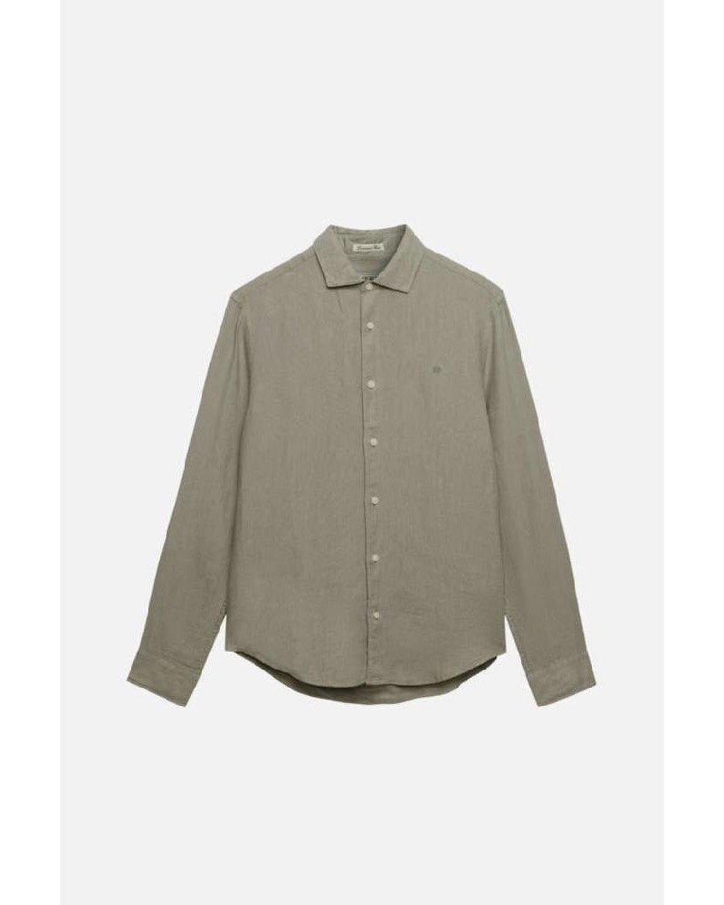 SUPERDRY & CO D2 STUD RIVIERA L/S LINEN SHIRT ΠΟΥΚΑΜΙΣΟ ΑΝΔΡΙΚΟ - SD0APM4011103A000000